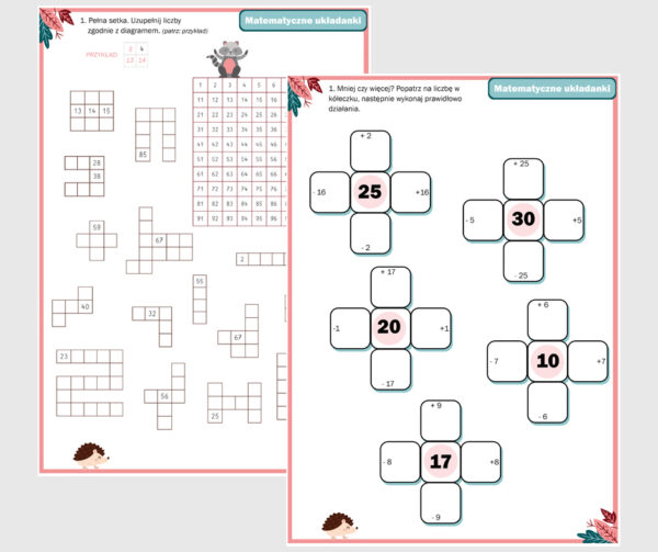 układanki pełne wyzwań z matematyki