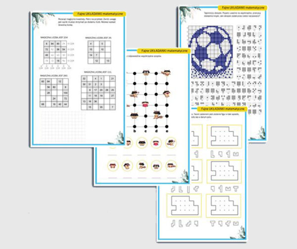 układanki pełne wyzwań z matematyki dla wymagających