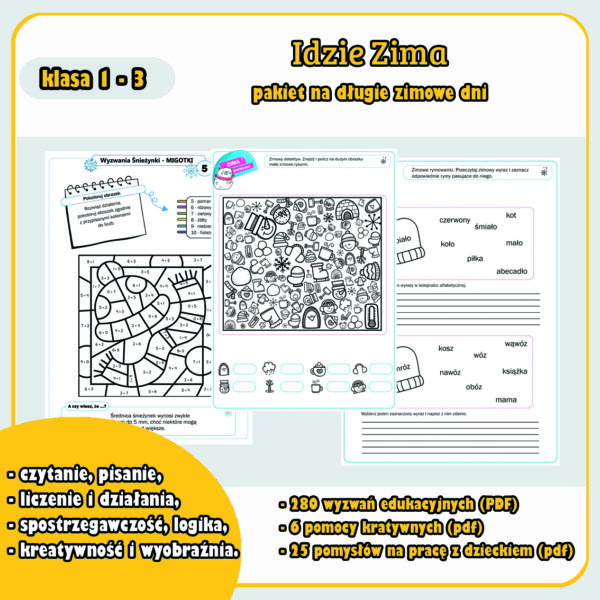 Idzie Zima - czas na kreatywną naukę