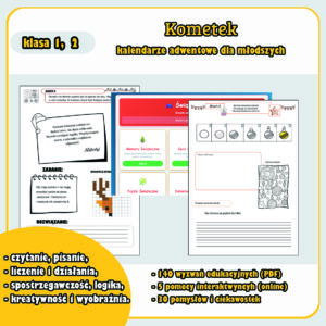 Kometek Kalendarz Adwentowy dla młodszych