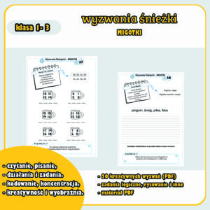 wyzwania śnieżynki MIGOTKI