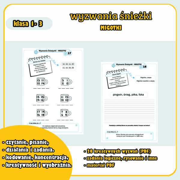 wyzwania śnieżynki MIGOTKI
