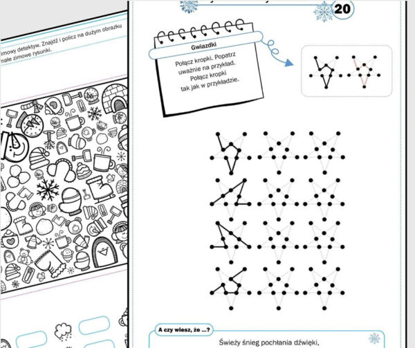 Idzie Zima- czas na koncentrację i logiczne myślenie.