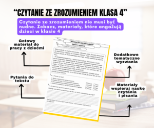 Czytanie ze zrozumieniem - klasa 4
